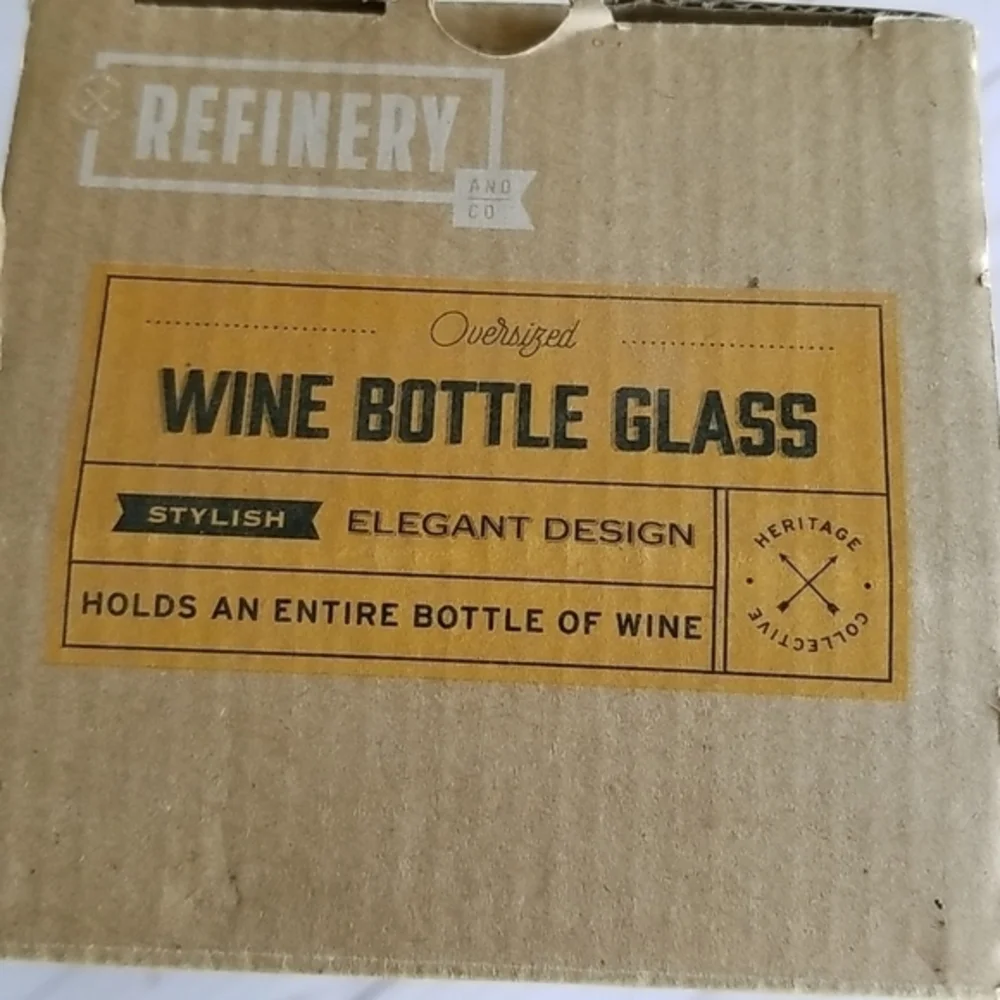 New refinery wine‎ bottle glass
